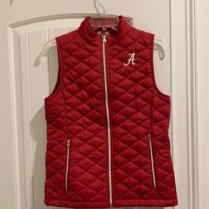 Alabama Vest. Small, Red/Crimson